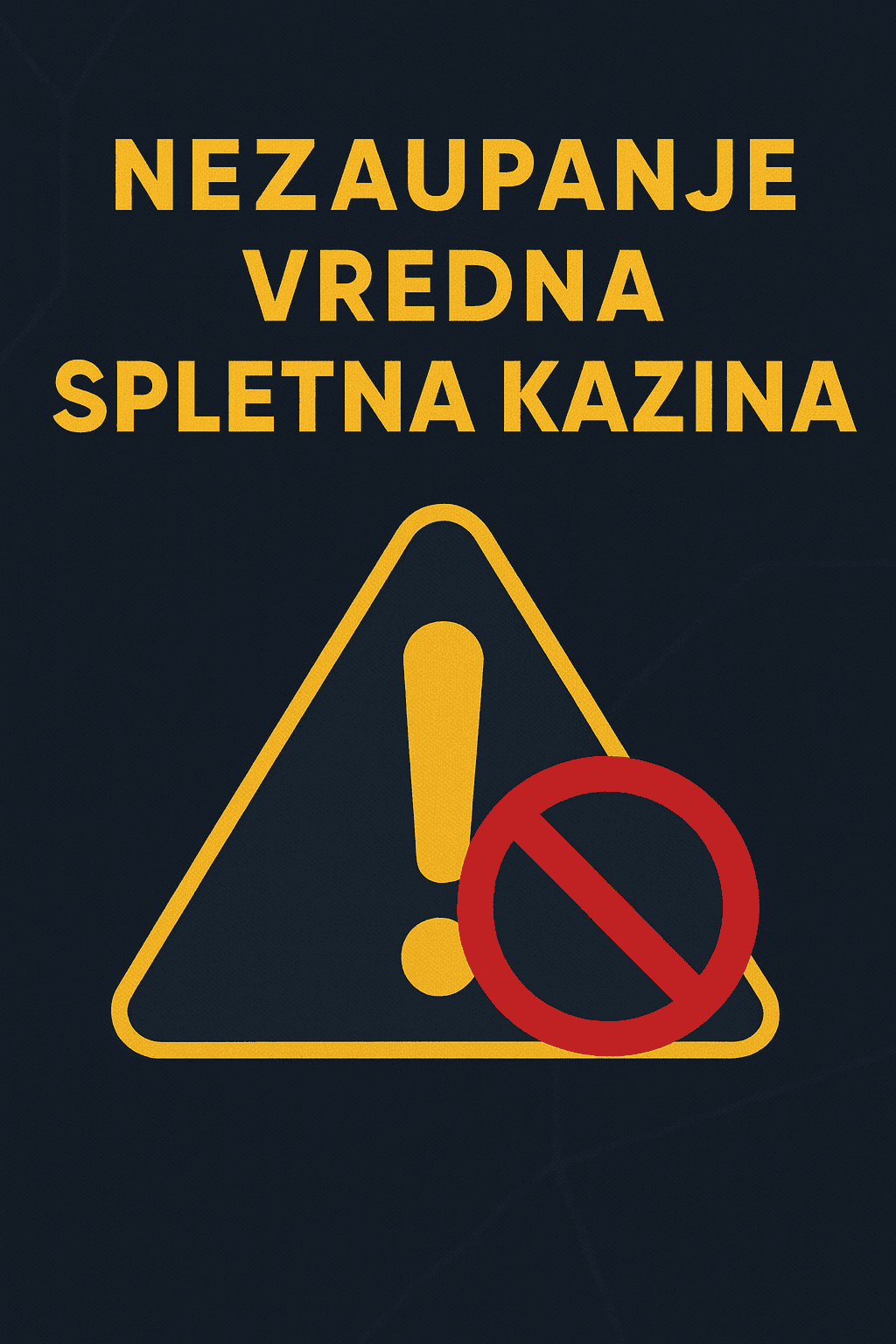 Rdeče zastavice pri izbiri Best online casino for Slovenia